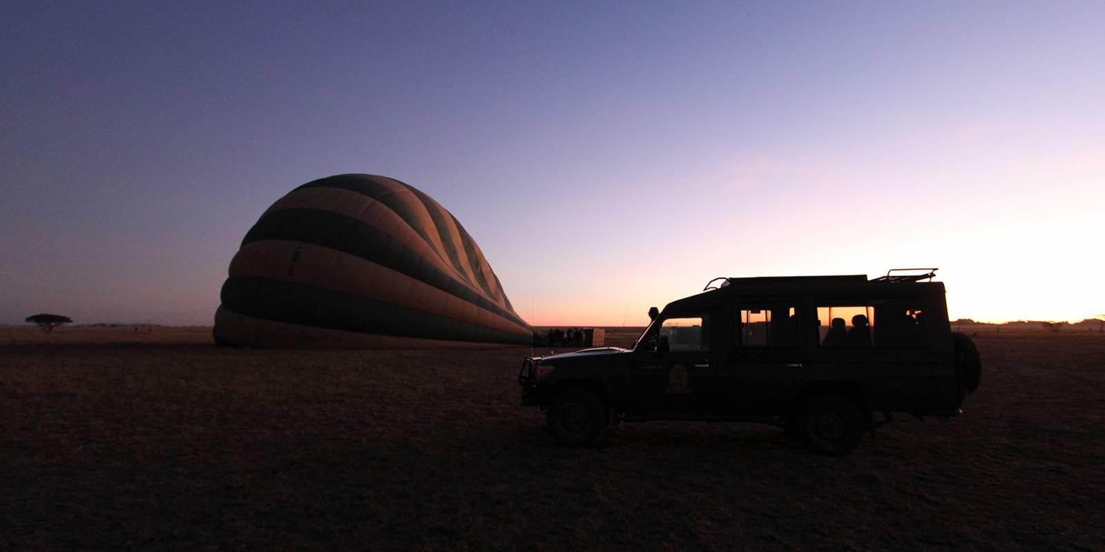 Balloon ride in Tanzania, Serengeti Symbolfoto