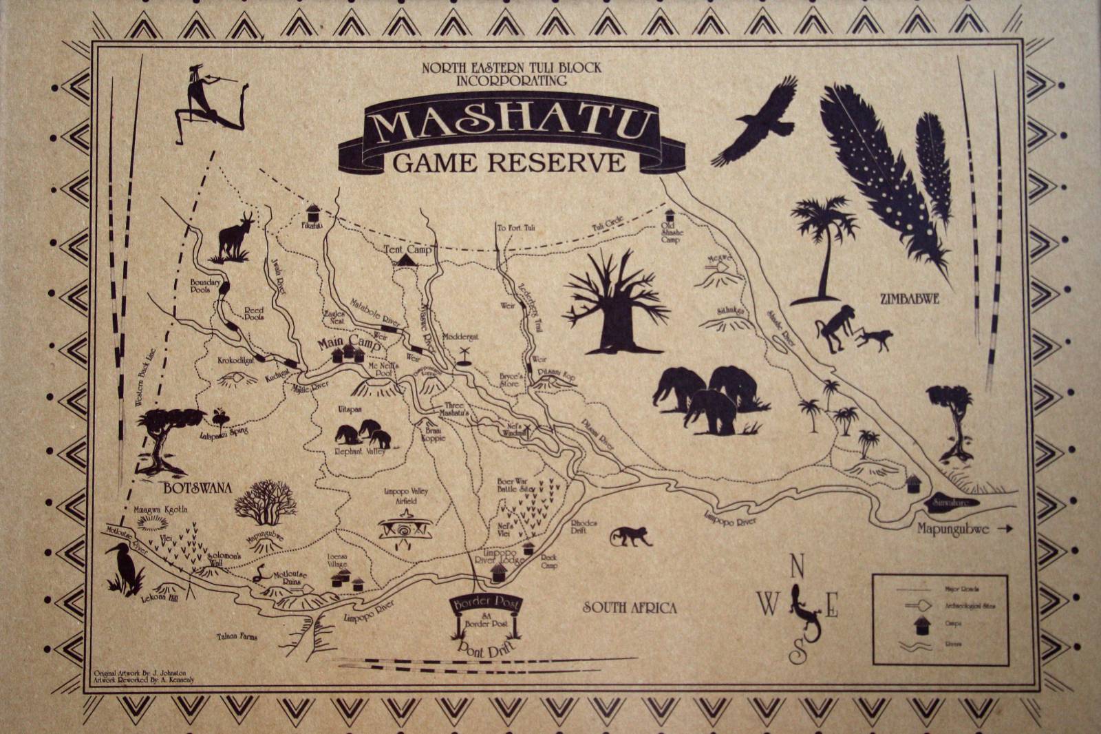 Mashatu Game Reserve - where to stay for pilots in Botswana Symbolfoto