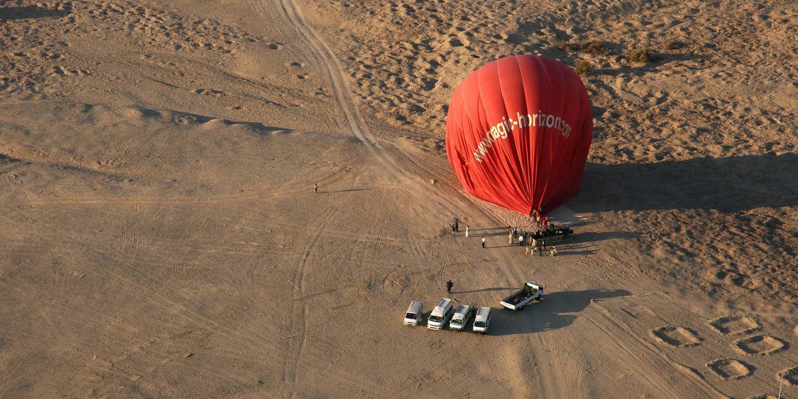 Balloon ride in Egypt, Nile Valley Symbolfoto