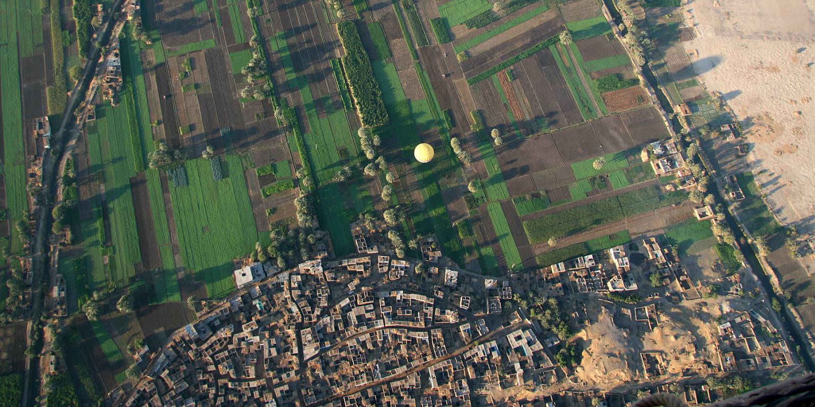 Balloon ride in Egypt, Nile Valley Symbolfoto