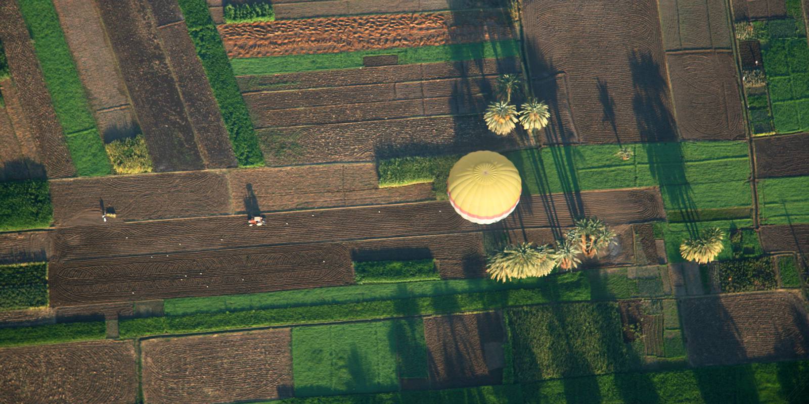 Balloon ride in Egypt, Nile Valley Symbolfoto