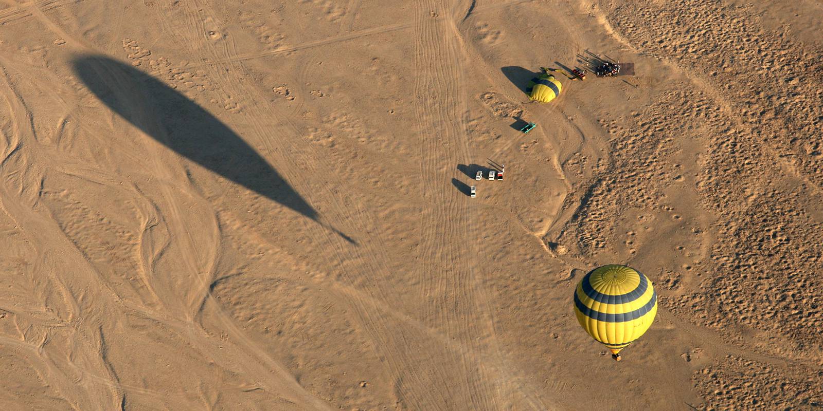 Balloon ride in Egypt, Nile Valley Symbolfoto