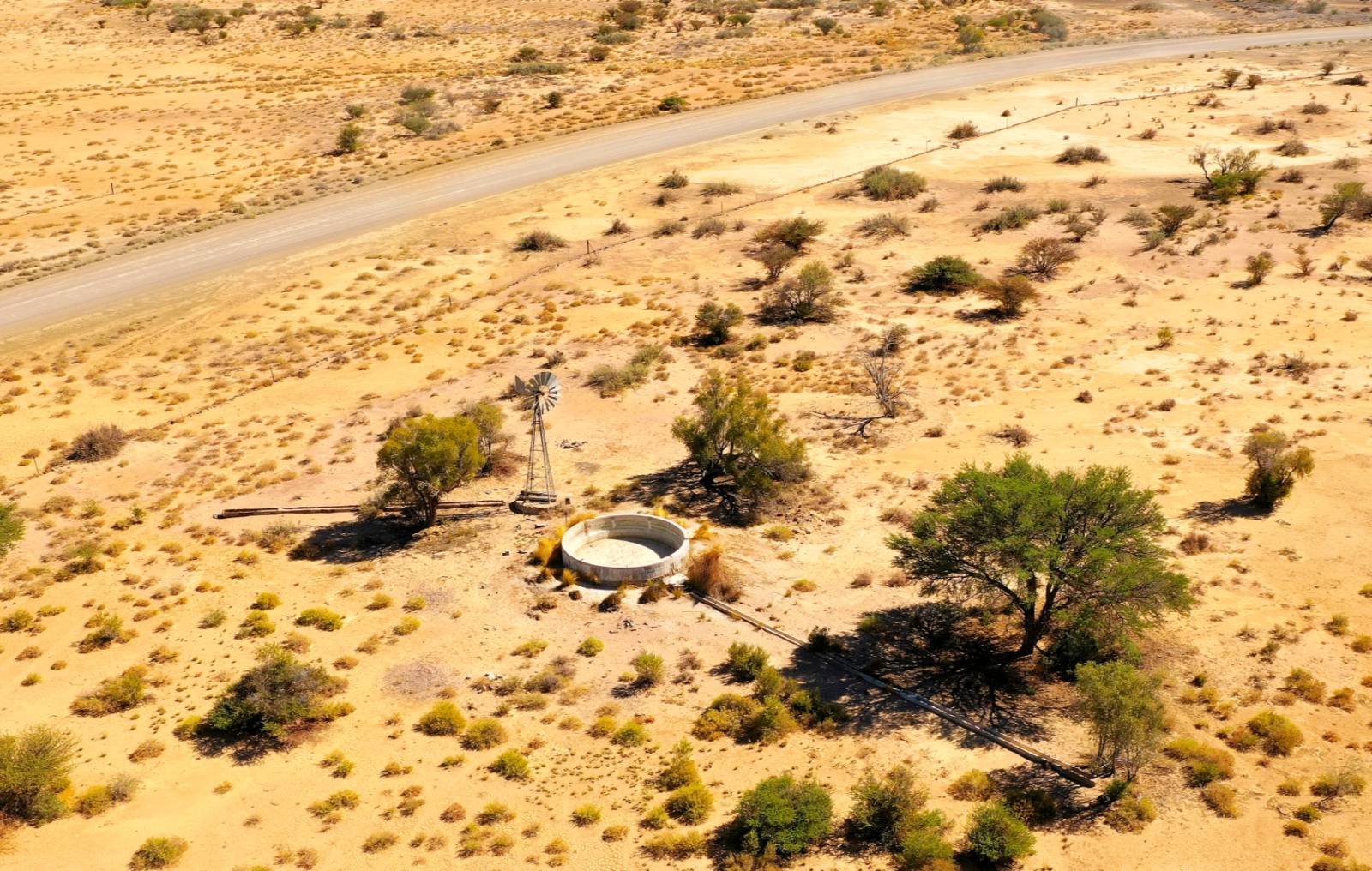 Namibia von Oben Symbolfoto