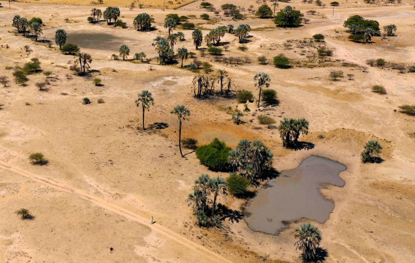 Namibia von Oben Symbolfoto