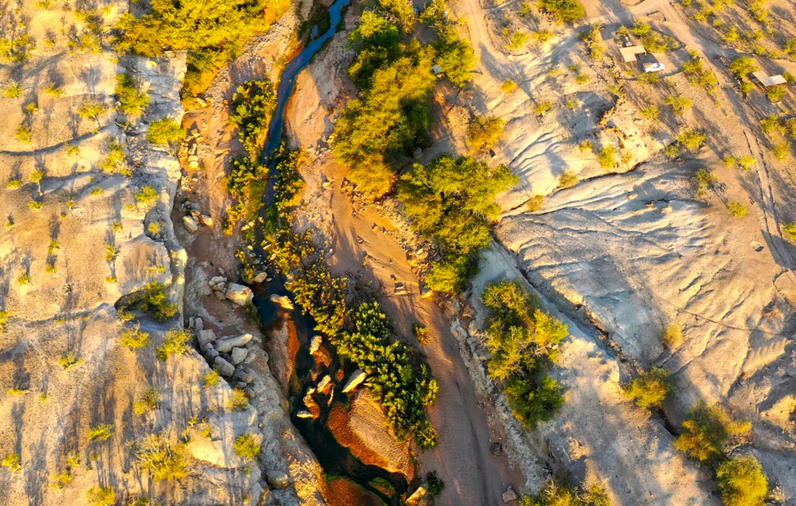 Namibia von Oben Symbolfoto