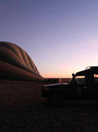 Balloon ride in Tanzania, Serengeti Symbolfoto