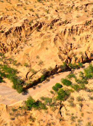 Namibia von Oben Symbolfoto