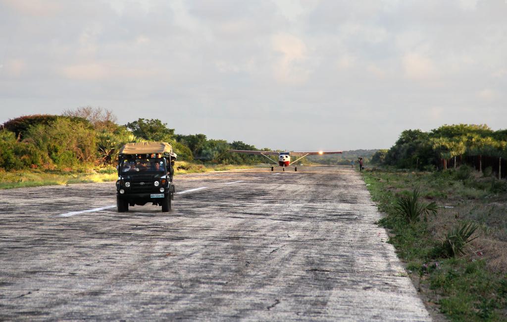 Field inspection at uncontrolled Bush Strips - The flying Bushhawks